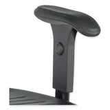 Adjustable T-pad Armrest For Safco Task Master Series Chairs, 3 X 9.75 X 11.5, Black, 2/set, Ships In 1-3 Business Days