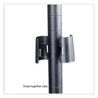 Industrial Extra Shelf Pack, 36w X 18d X 1.5h Steel. Black, 2/pack, Ships In 1-3 Business Days
