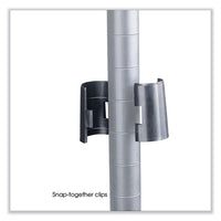Industrial Add-on Unit, Four-shelf, 48w X 18d X 72h, Steel, Metallic Gray, Ships In 1-3 Business Days
