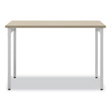 Ready Home Office Desk, 45.5" X 23.5" To 29.5", Beige/white, Ships In 1-3 Business Days