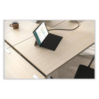 Ready Home Office Desk, 45.5" X 23.5" To 29.5", Beige/white, Ships In 1-3 Business Days