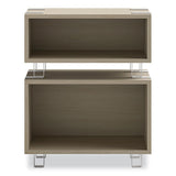 Ready Home Office Large Stackable Storage, 1-shelf, 24w X 12d X 17.25h, Beige/white, Ships In 1-3 Business Days