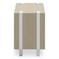 Ready Home Office Large Stackable Storage, 1-shelf, 24w X 12d X 17.25h, Beige/white, Ships In 1-3 Business Days