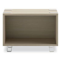 Ready Home Office Large Stackable Storage, 1-shelf, 24w X 12d X 17.25h, Beige/white, Ships In 1-3 Business Days