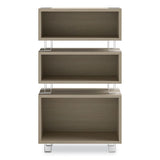 Ready Home Office Large Stackable Storage, 1-shelf, 24w X 12d X 17.25h, Beige/white, Ships In 1-3 Business Days