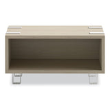 Ready Home Office Small Stackable Storage, 1-shelf, 24w X 12d X 12.25h, Beige/white, Ships In 1-3 Business Days