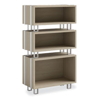 Ready Home Office Small Stackable Storage, 1-shelf, 24w X 12d X 12.25h, Beige/white, Ships In 1-3 Business Days