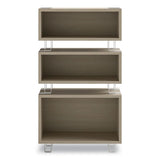 Ready Home Office Small Stackable Storage, 1-shelf, 24w X 12d X 12.25h, Beige/white, Ships In 1-3 Business Days