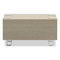 Ready Home Office Small Stackable Storage, 1-shelf, 24w X 12d X 12.25h, Beige/white, Ships In 1-3 Business Days