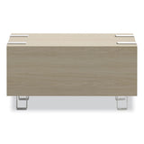 Ready Home Office Small Stackable Storage, 1-shelf, 24w X 12d X 12.25h, Beige/white, Ships In 1-3 Business Days