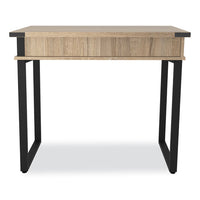 Mirella Soho Desk With Drawer, 36.25" X 22.25" X 30", Black, Ships In 1-3 Business Days