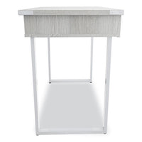 Mirella Soho Desk With Drawer, 36.25" X 22.25" X 30", Gray, Ships In 1-3 Business Days