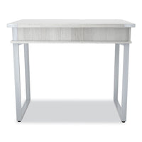 Mirella Soho Desk With Drawer, 36.25" X 22.25" X 30", Gray, Ships In 1-3 Business Days
