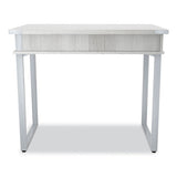Mirella Soho Desk With Drawer, 36.25" X 22.25" X 30", Gray, Ships In 1-3 Business Days