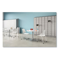 Single Sloped Metal Locker Hood Addition, 12w X 18d X 6h, Gray, Ships In 1-3 Business Days