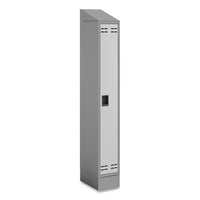 Single Continuous Metal Locker Base Addition, 11.7w X 16d X 5.75h, Gray, Ships In 1-3 Business Days