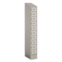 Single Continuous Metal Locker Base Addition, 11.7w X 16d X 5.75h, Tan, Ships In 1-3 Business Days