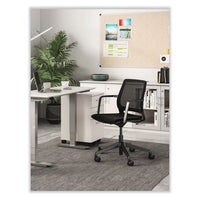 Medina Extended-height Chair, Supports Up To 275 Lb, 23" To 33" High  Black Seat,  Black Back/base,ships In 1-3 Business Days
