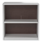 Valuemate Economy Bookcase, Two-shelf, 31.75w X 13.5d X 28h, Gray, Ships In 1-3 Business Days