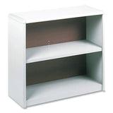 Valuemate Economy Bookcase, Two-shelf, 31.75w X 13.5d X 28h, Gray, Ships In 1-3 Business Days