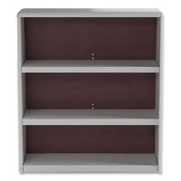 Valuemate Economy Bookcase, Three-shelf, 31.75w X 13.5d X 41h, Gray, Ships In 1-3 Business Days