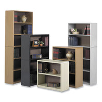 Valuemate Economy Bookcase, Five-shelf, 31.75w X 13.5d X 67h, Gray, Ships In 1-3 Business Days