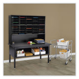 E-z Sort Sorter Module, 20 Compartments, 57.5 X 13 X 14.25, Black, Ships In 1-3 Business Days