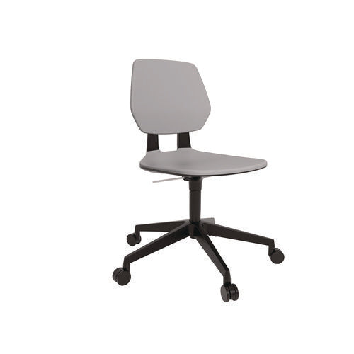 Commute Task Chair, Supports Up To 275 Lbs, 18.25" To 22.25" Seat Height, Gray Seat/back, Black Base, Ships In 1-3 Bus Days