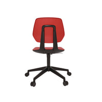 Commute Task Chair, Supports Up To 275 Lbs, 18.25" To 22.25" Seat Height, Red Seat/back, Black Base, Ships In 1-3 Bus Days
