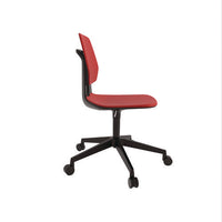 Commute Task Chair, Supports Up To 275 Lbs, 18.25" To 22.25" Seat Height, Red Seat/back, Black Base, Ships In 1-3 Bus Days