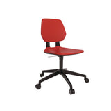 Commute Task Chair, Supports Up To 275 Lbs, 18.25" To 22.25" Seat Height, Red Seat/back, Black Base, Ships In 1-3 Bus Days