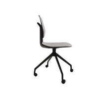 Commute Guest Chair, Supports Up To 275 Lbs, 19" Seat Height, Gray Seat, Gray Back, Black Base, Ships In 1-3 Business Days