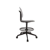 Commute Extended Height Task Chair, Supports Up To 275 Lbs, 18.25" To 22.25" Seat Height, Gray/black, Ships In 1-3 Bus Days