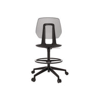 Commute Extended Height Task Chair, Supports Up To 275 Lbs, 18.25" To 22.25" Seat Height, Gray/black, Ships In 1-3 Bus Days