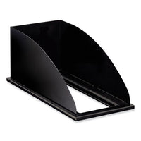 Mixx Recycling Center Lid, Topper Style, 9.87w X 19.87d X 0.62h, Black, Ships In 1-3 Business Days