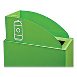 Mixx Recycling Center Lid, Topper Style, 9.87w X 19.87d X 0.62h, Green, Ships In 1-3 Business Days