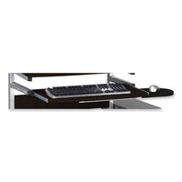 Eastwinds Series Portrait Pc Desk Cart, 36" X 19.25" X 31", Anthracite, Ships In 1-3 Business Days