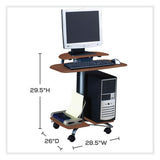 Eastwinds Series Fpd Computer Table, 28.5" X 26" X 29.5", Medium Cherry, Ships In 1-3 Business Days