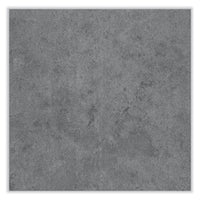 Coffee Table, Rectangular. 48 X 23.75 X 16, Stone Gray Top, Silver Base, Ships In 1-3 Business Days