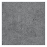 Coffee Table, Rectangular. 48 X 23.75 X 16, Stone Gray Top, Silver Base, Ships In 1-3 Business Days