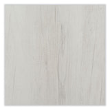 Coffee Table, Rectangular, 51 X 23.78 X 16, White Ash Top, Silver Base , Ships In 1-3 Business Days