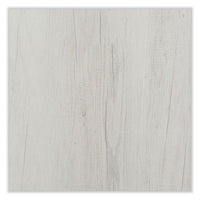 End Table, Square, 20 X 20 X 25, White Ash Top, Silver Base, Ships In 1-3 Business Days