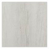 End Table, Square, 20 X 20 X 25, White Ash Top, Silver Base, Ships In 1-3 Business Days