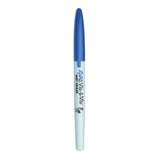 Vis-a-vis Wet Erase Marker, Fine Bullet Tip, Blue, Dozen