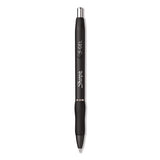 S-gel Gel Pen, Retractable, Medium 0.7 Mm, Black; Blue Ink, Black; Gray; White Barrels, 12/pack