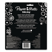 Inkjoy Metallic Gel Pen, Retractable, Medium 0.8 Mm, Assorted Ink, Assorted Barrel, 10/pack