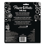 Inkjoy Metallic Gel Pen, Retractable, Medium 0.8 Mm, Assorted Ink, Assorted Barrel, 10/pack