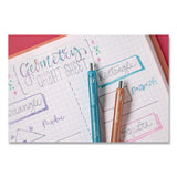 Inkjoy Metallic Gel Pen, Retractable, Medium 0.8 Mm, Assorted Ink, Assorted Barrel, 10/pack