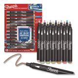 Creative Markers, Bullet Tip, Assorted Earth Tones, 12/pack