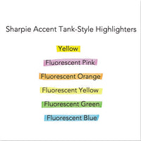 Tank Style Highlighters, Orange Ink, Chisel Tip, Orange Barrel, Dozen